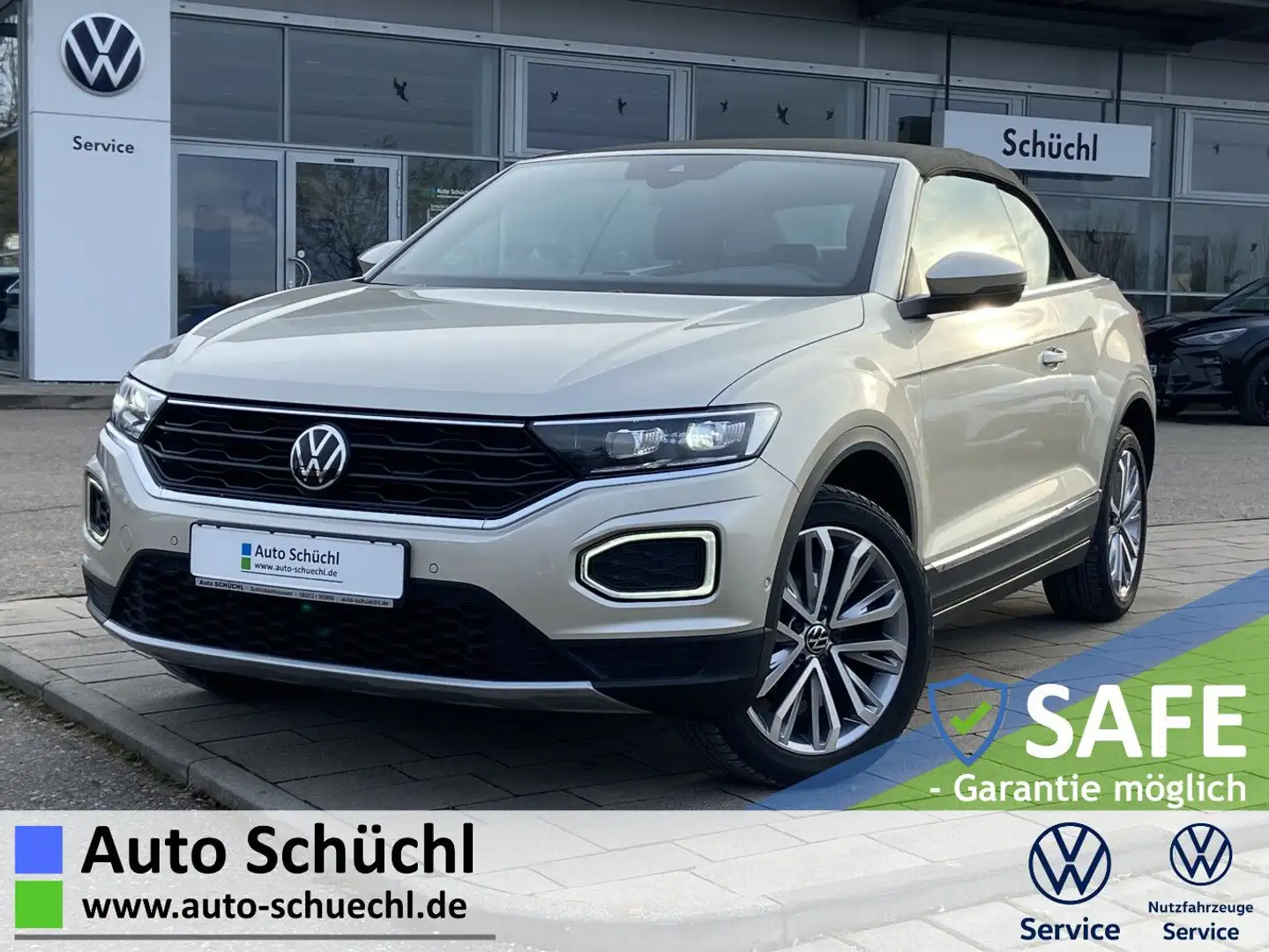 Volkswagen T-Roc Cabrio 1.5 TSI STYLE NAVI+LED+AHK+APP-CONN Silber - 1