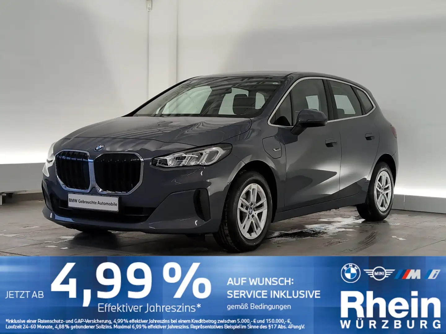 BMW 225 e xDrive Active Tourer Navi/LED/Tempomat/DAB Navi/ Grau - 1
