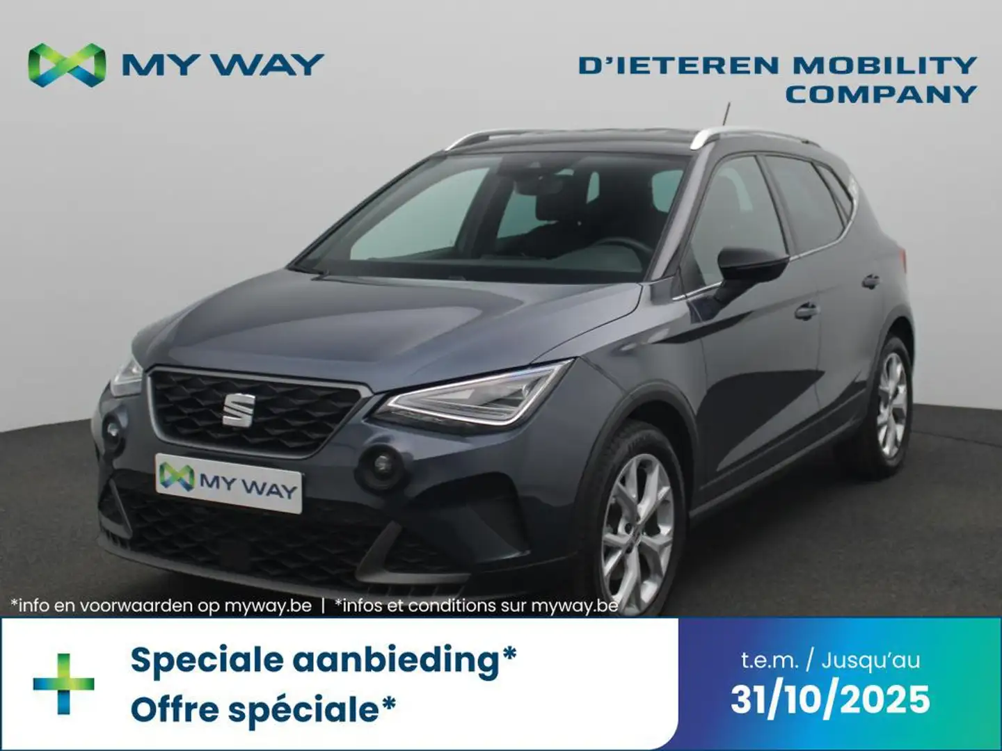 SEAT Arona FR 1.0 TSI 95 PK 5v / ACC / PDC Rear / Apple Carplay Grijs - 1