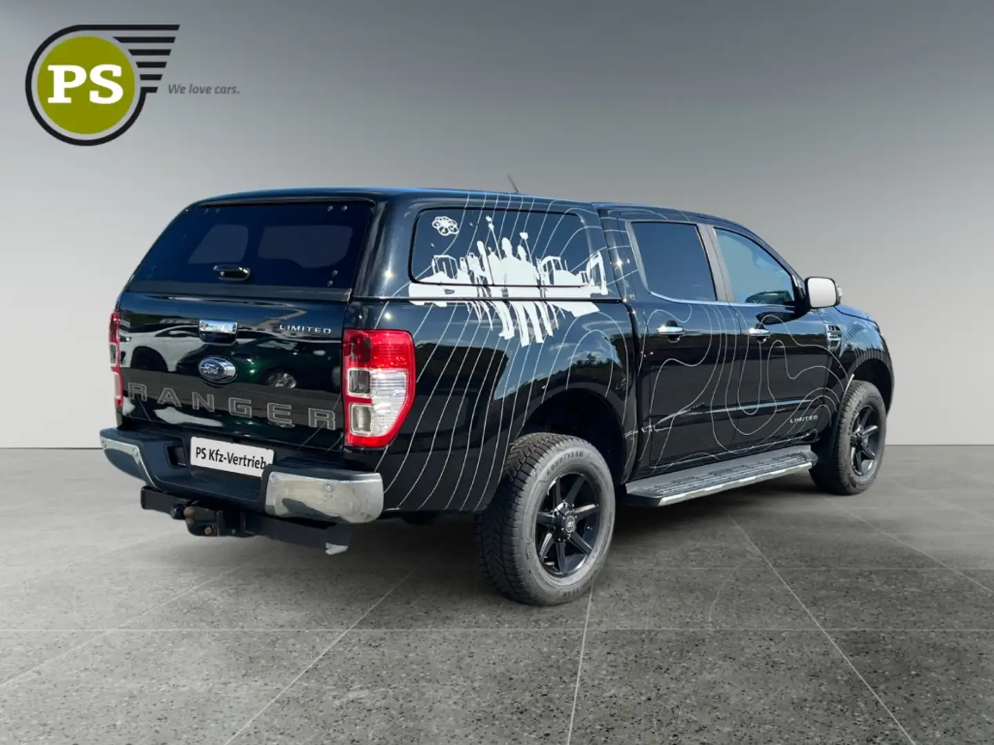 Ford Ranger 2.0 TDCi Limited 4x4 Hardtop AHK Navi LED  Sperrdi Nero - 2