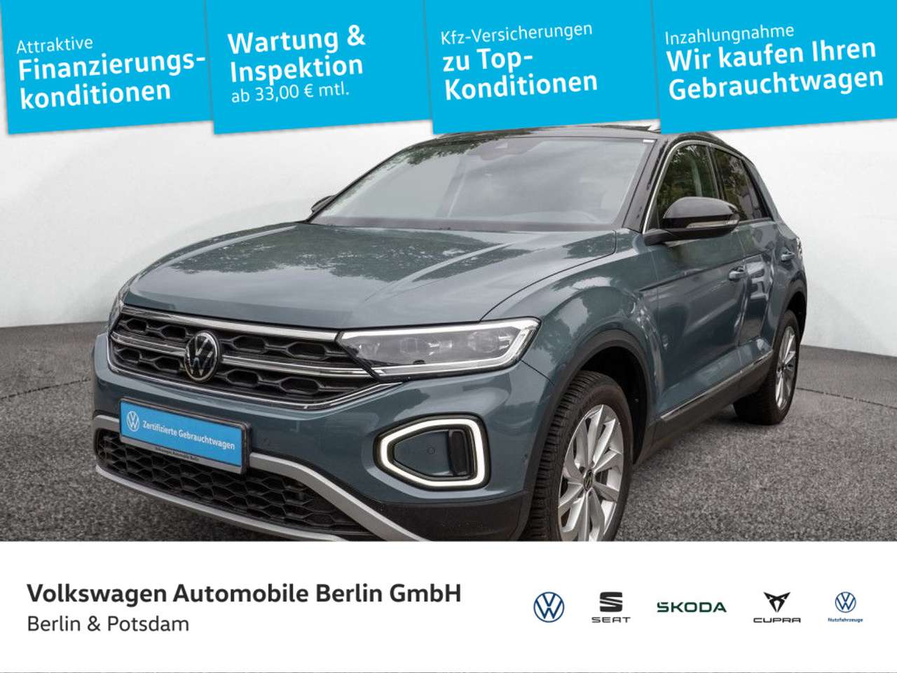 Volkswagen T-Roc 2023 — 1.5 TSI Style ACC LED Pano Standh Navi