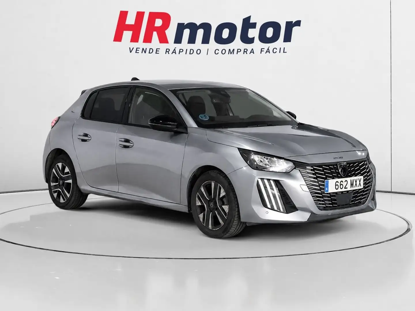 Peugeot 208 1.2 Puretech S&S Allure 100 Gris - 1