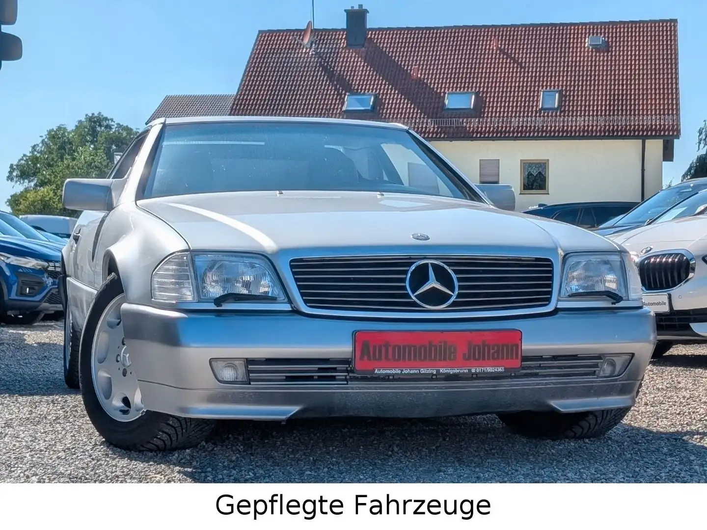 Mercedes-Benz SL 300 Cabrio Hard-Top Leder eSitze Automat R129 Argent - 1