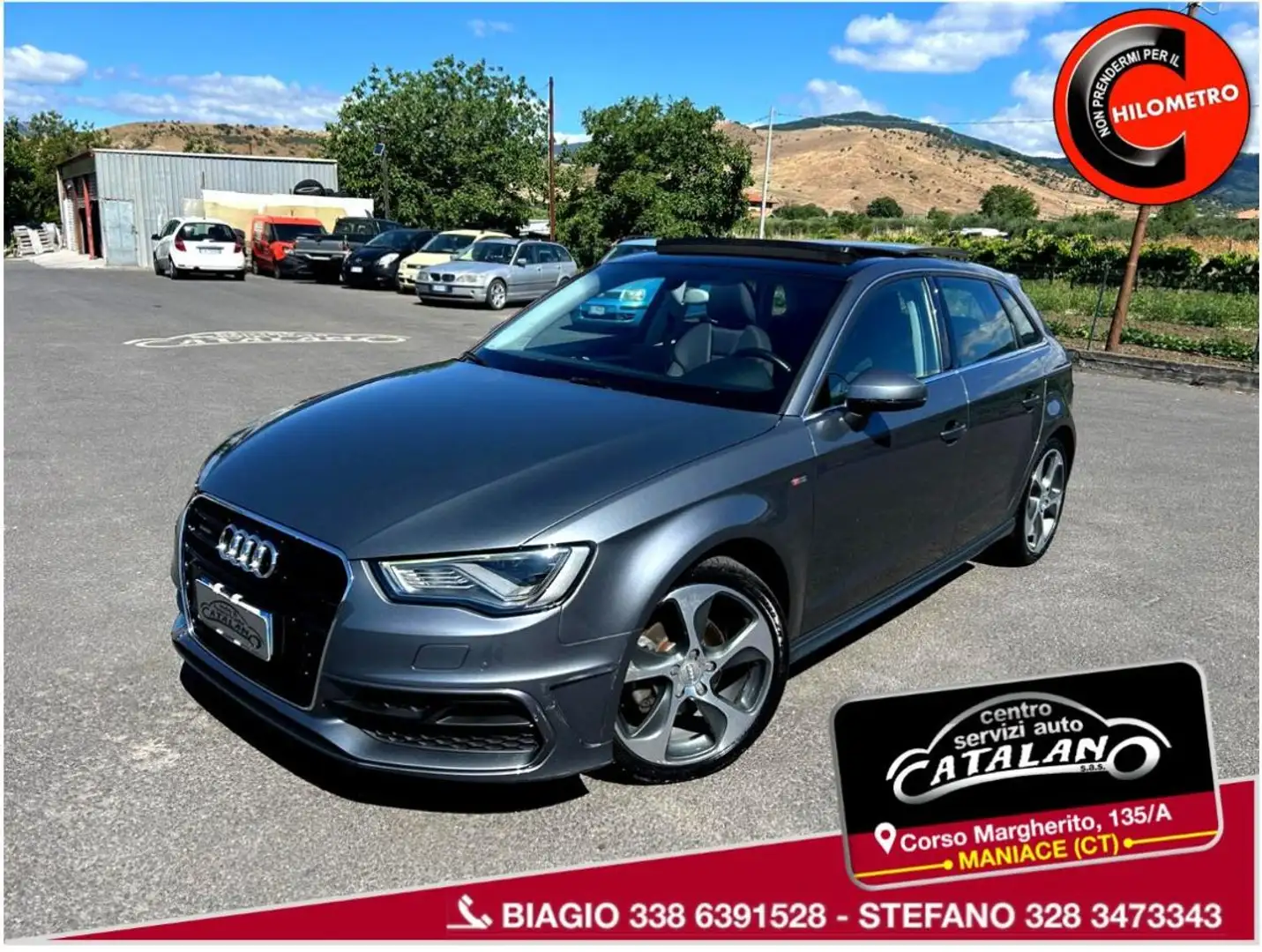 Audi A3 2.0 TDI 150CV cl.d. quattro edition Grau - 1