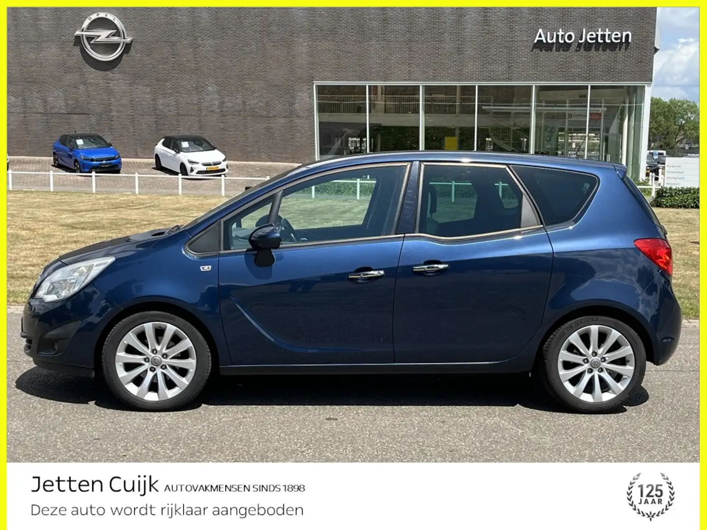 Opel Meriva 1.4 Turbo Cosmo # Rijklaar # ecc | Parkeersensoren Blu/Azzurro - 1