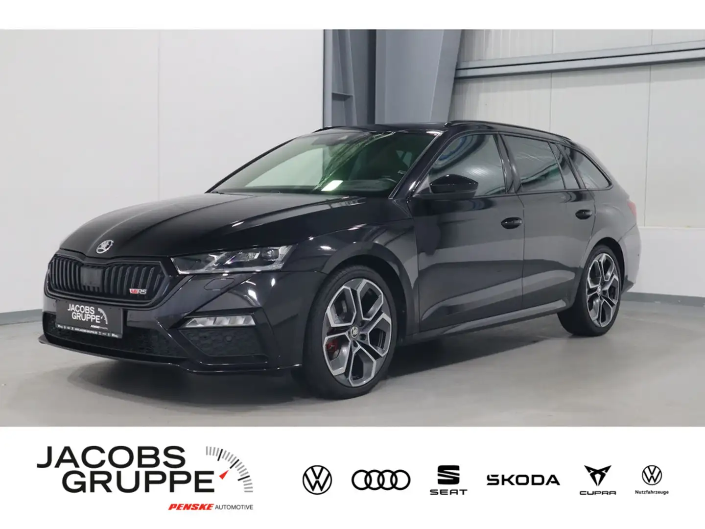 Skoda Octavia Combi 2.0 TDI RS Pano,LED,Navi,ACC,DC Zwart - 1
