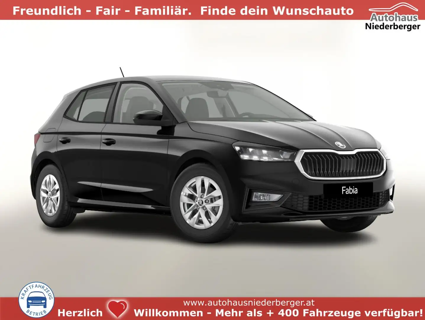 Skoda Fabia Selection DSG Selec LED SHZ Kam PDC SunS VirC 1... Schwarz - 1
