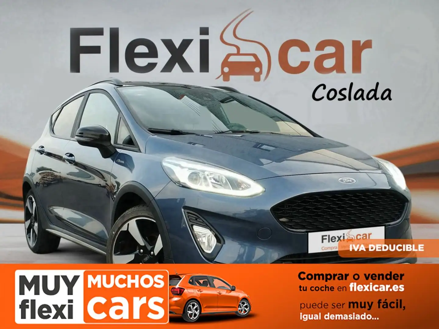 Ford Fiesta 1.0 EcoBoost S/S Active 95 Gris - 1