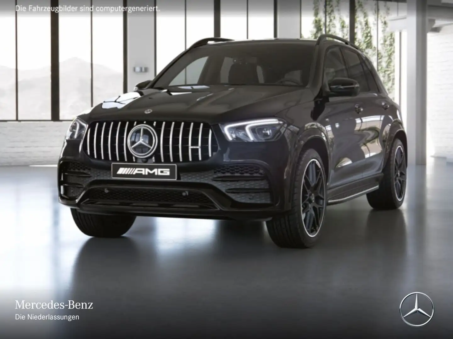 Mercedes-Benz GLE 53 AMG GLE 53 4M NIGHT+360+MULTIBEAM+FAHRASS+22"+9G Schwarz - 2