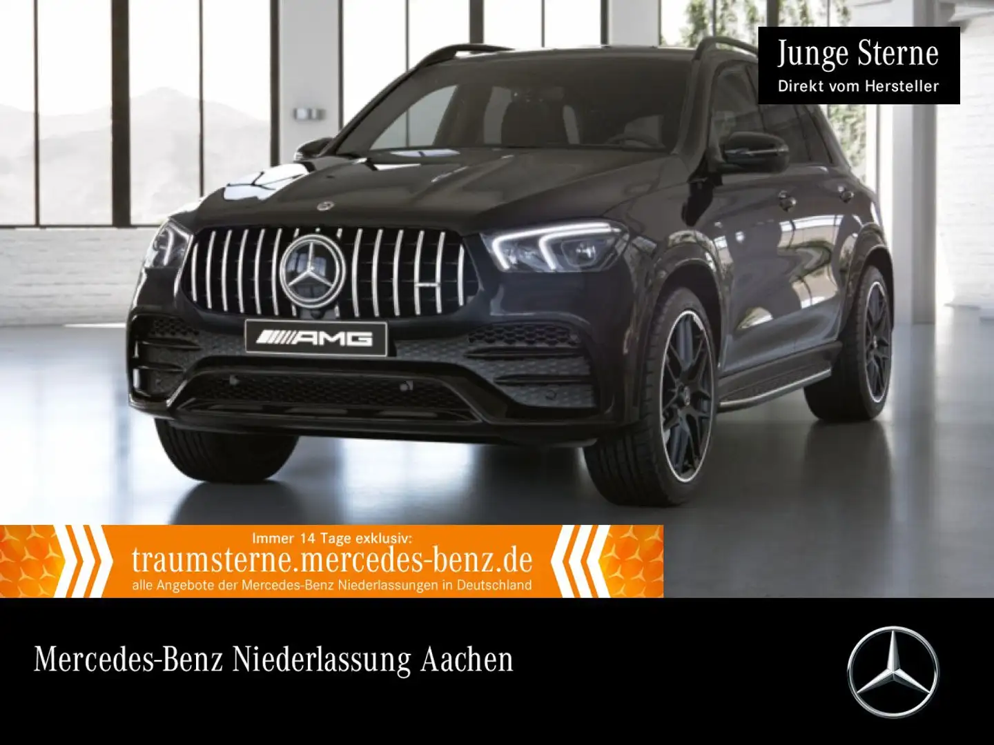 Mercedes-Benz GLE 53 AMG GLE 53 4M NIGHT+360+MULTIBEAM+FAHRASS+22"+9G Schwarz - 1