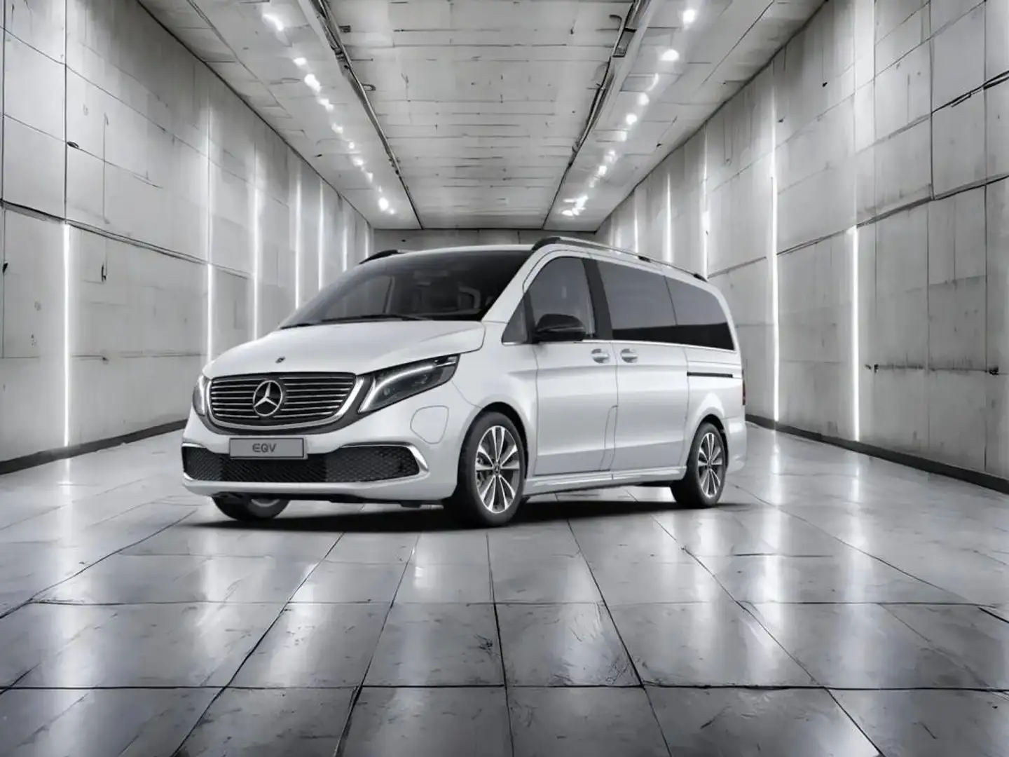 Mercedes-Benz EQV 300 AVANTGARDE AIRMATIC+BURMESTER+360°+LED Weiß - 1