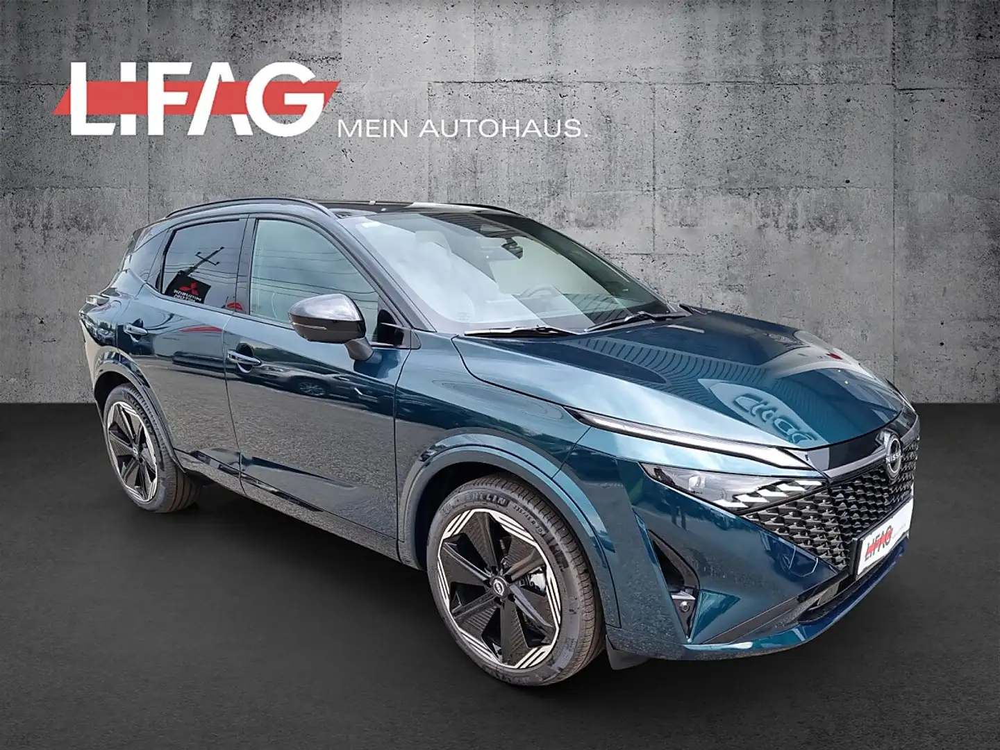 Nissan Qashqai 1,3 MHEV 4x4 N-Design+ Autom. *ab € 32.990,-* Grün - 1