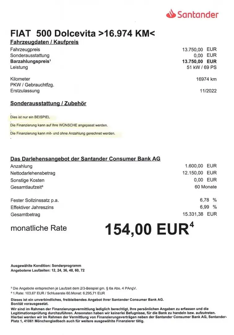 Fiat 500 Dolcevita 16.974 KM/PANO/PDC hinten Blau - 2