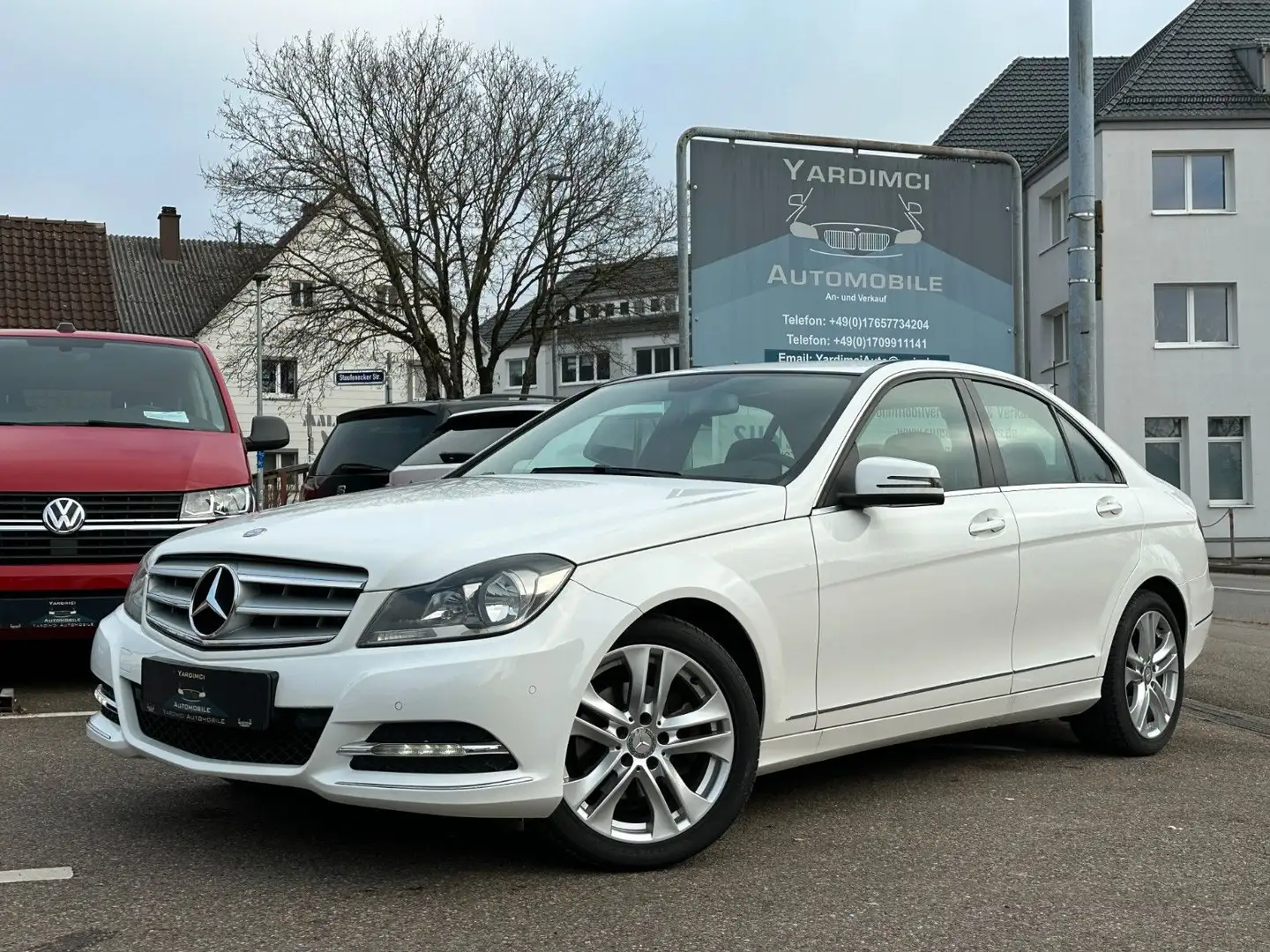 Mercedes-Benz C 180 CGI BlueEff Avantgarde*7G*NAVI*SHZ*TEMPO* Weiß - 1