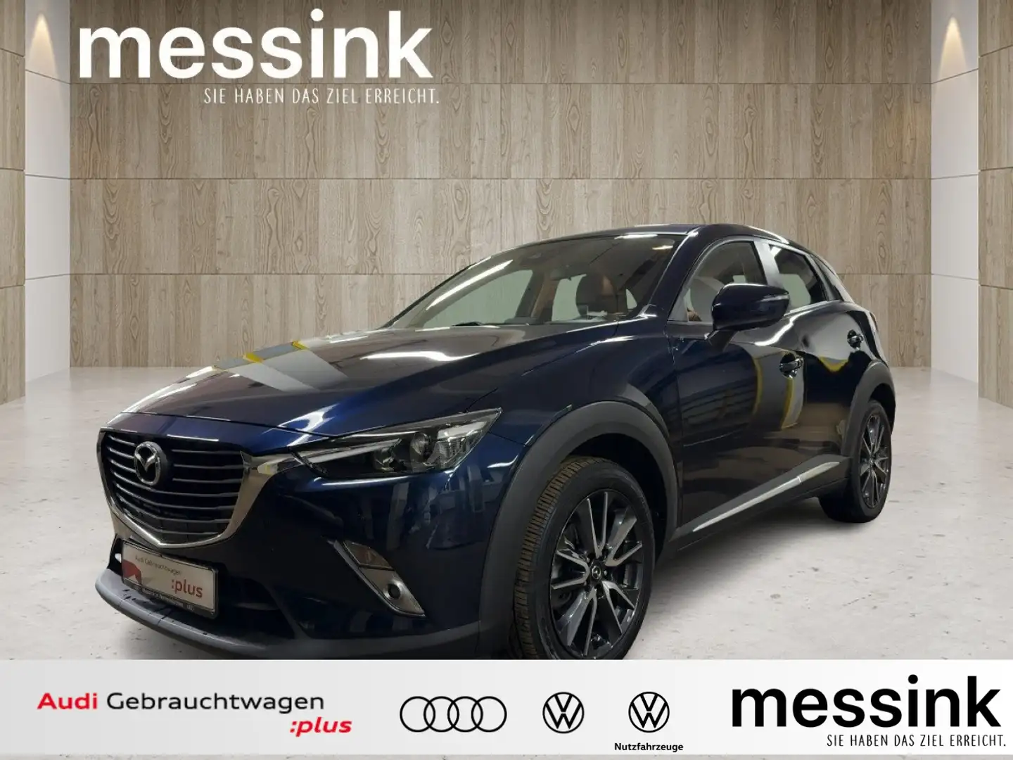 Mazda CX-3 Sports-Line AWD *LED*Navi*Head-Up* Albastru - 1