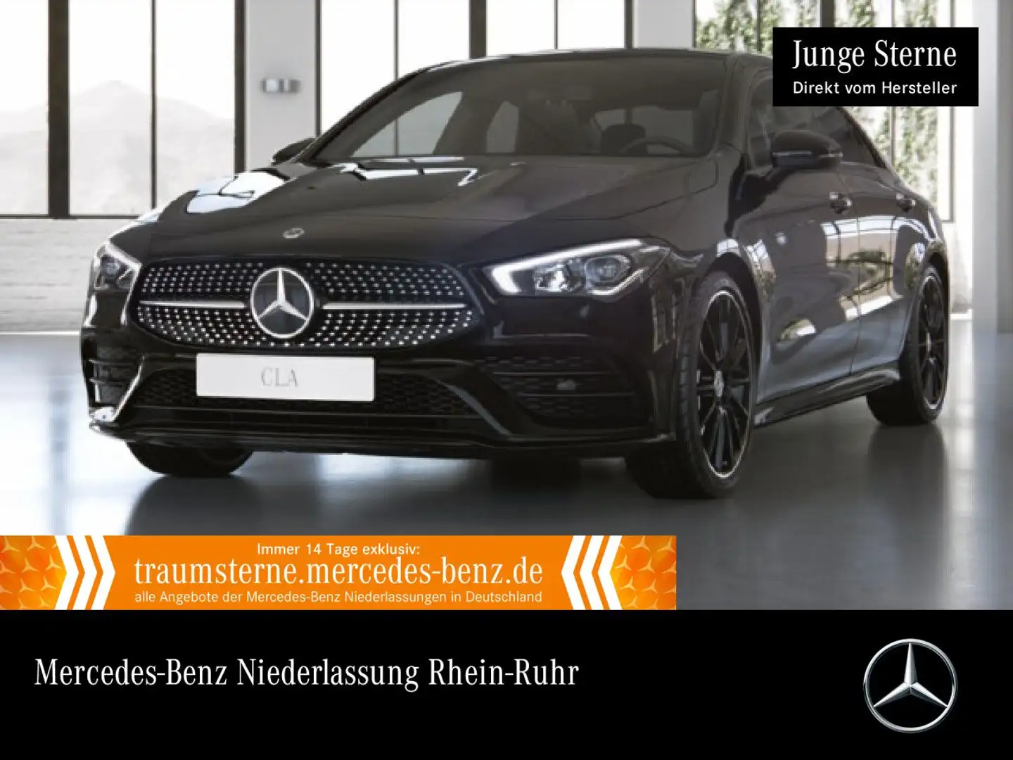 Mercedes-Benz CLA 200 d AMG+NIGHT+PANO+LED+KAMERA+19" Noir - 1