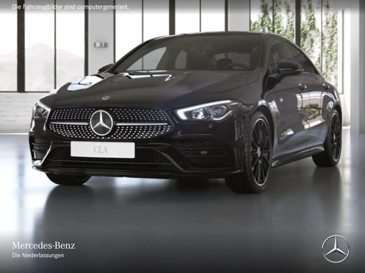 Mercedes-Benz CLA 200 d AMG+NIGHT+PANO+LED+KAMERA+19" Schwarz - 2