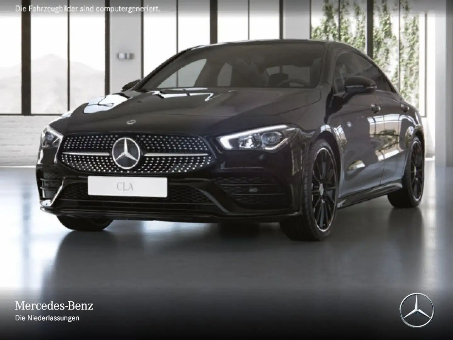 Mercedes-Benz CLA 200 d AMG+NIGHT+PANO+LED+KAMERA+19" Noir - 2