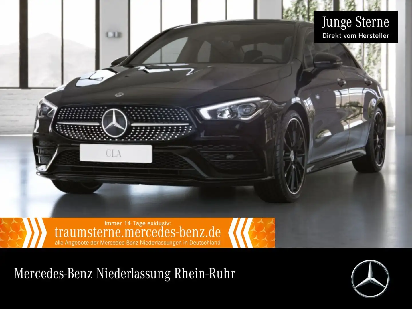 Mercedes-Benz CLA 200 d AMG+NIGHT+PANO+LED+KAMERA+19" Schwarz - 1