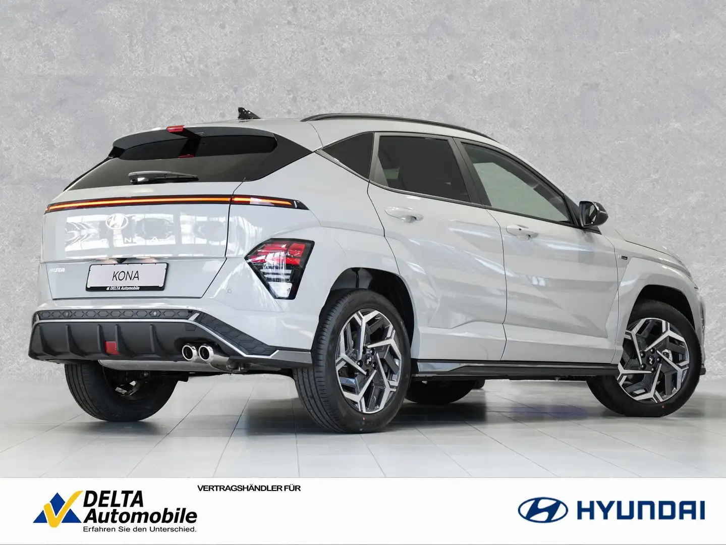 Hyundai KONA 1.6 TGDI DCT N-Line Navi LED Kamera Carplay Grau - 2