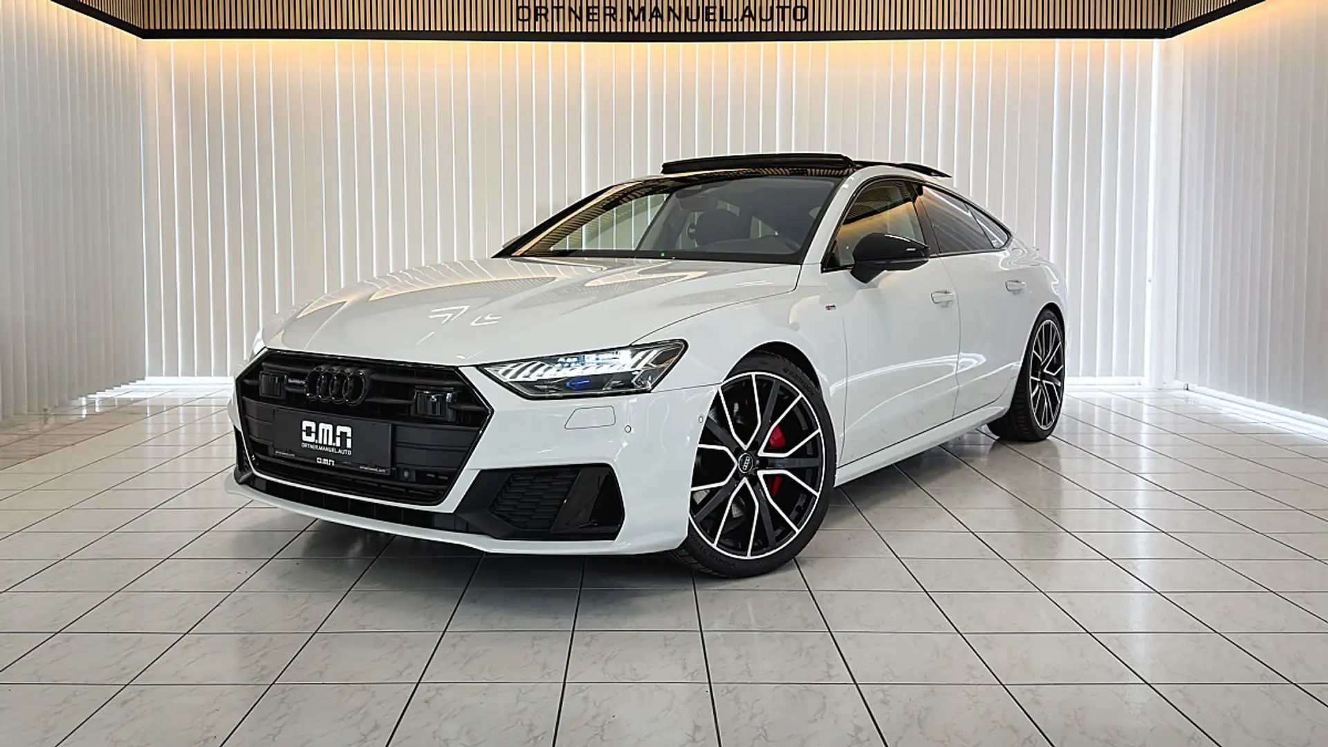 Audi A7 55 TFSIe quattro *S7*/PANO /Laser /AHK /HUD /So... Weiß - 1