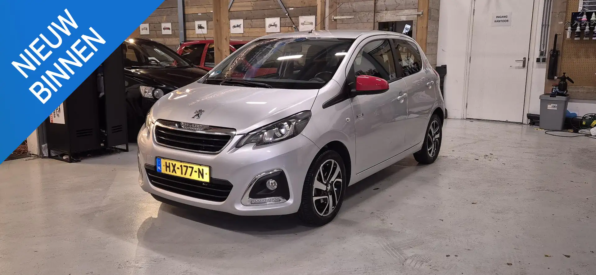 Peugeot 108 1.0 e-VTi Envy Airco, Bluetooth, Sportvelgen, Crui Gris - 1