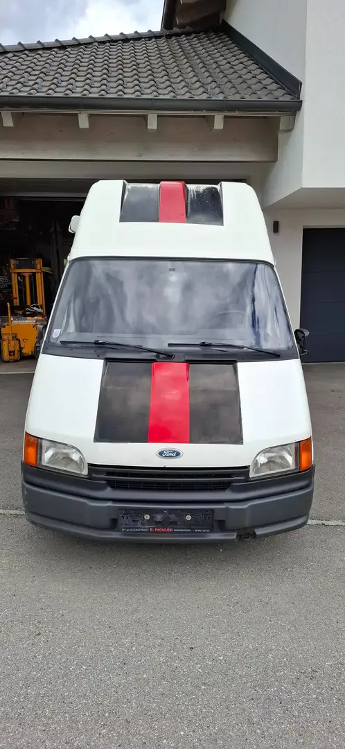 Ford Transit Transit ELD 100L 2,5 Hochdach,Camping,Motocross, Weiß - 1