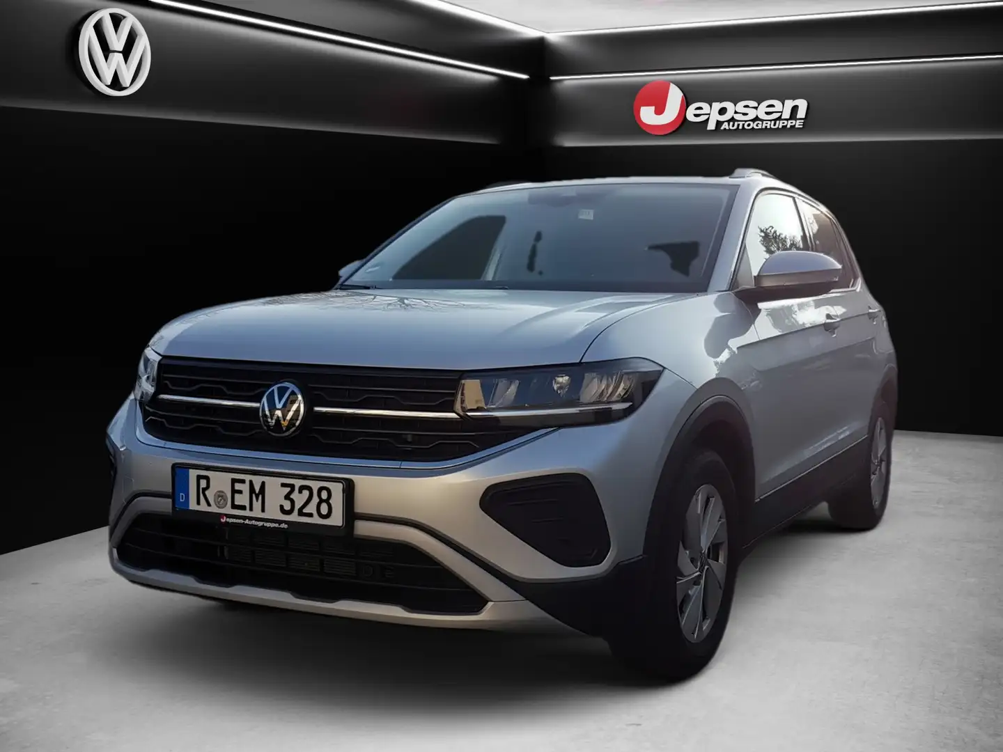 Volkswagen T-Cross 1.0 TSI Life /Neues Modell /Navi /Ganzjahresreifen Silber - 1