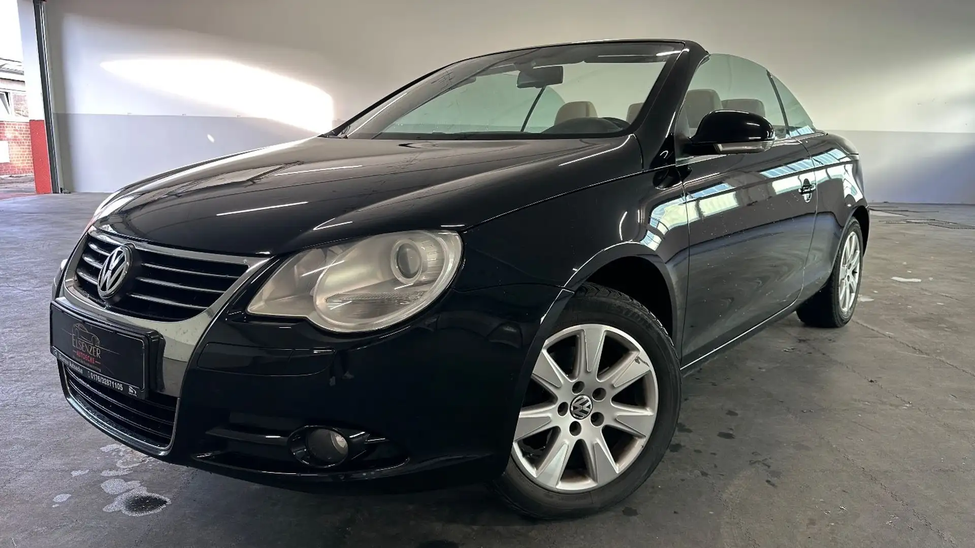 Volkswagen Eos 2.0, Tempomat, Sitzheizung, Panorama, Scheck Negro - 1