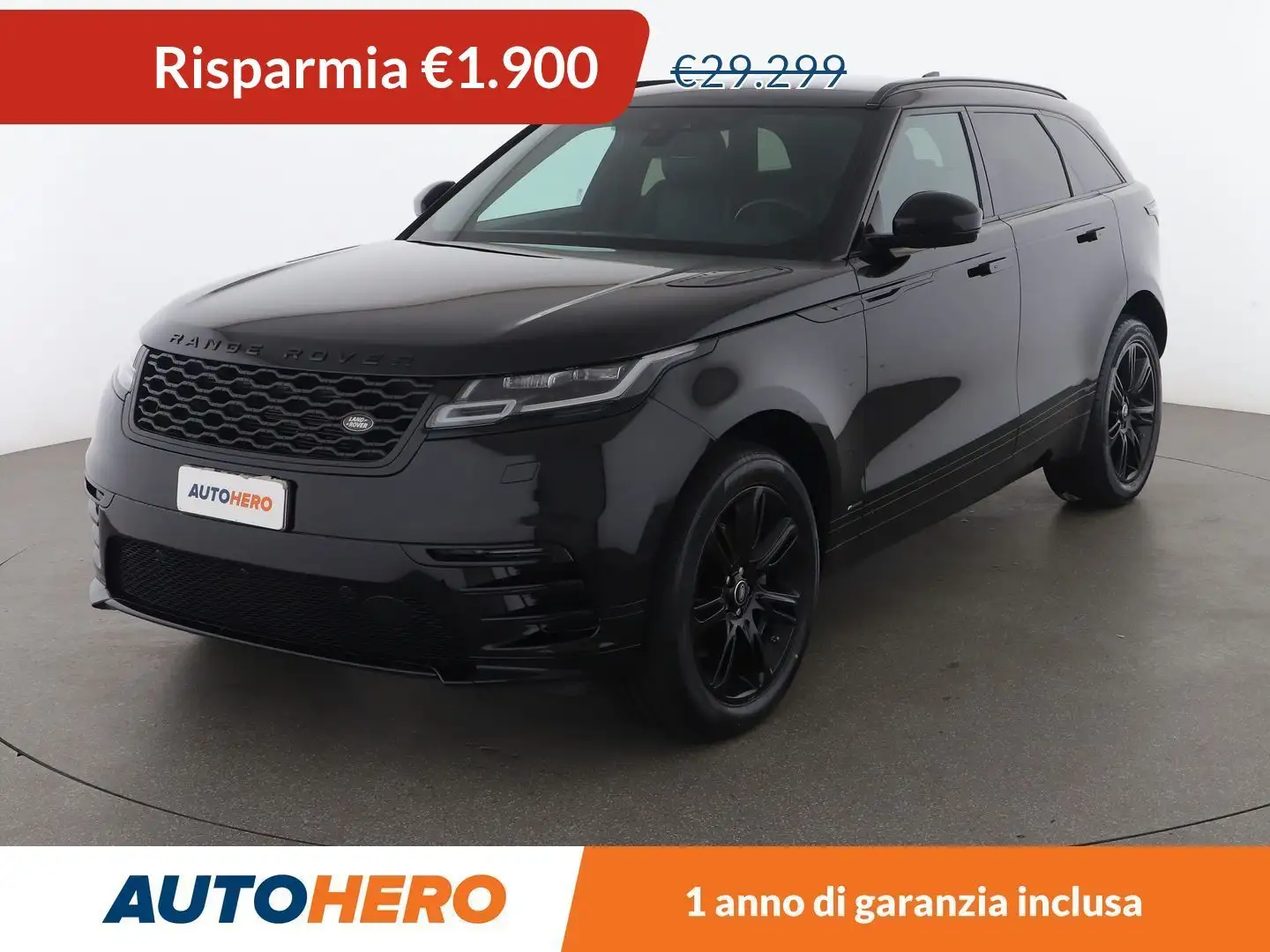 Land Rover Range Rover Velar 2.0 Turbo R-Dynamic 250 CV Nero - 1