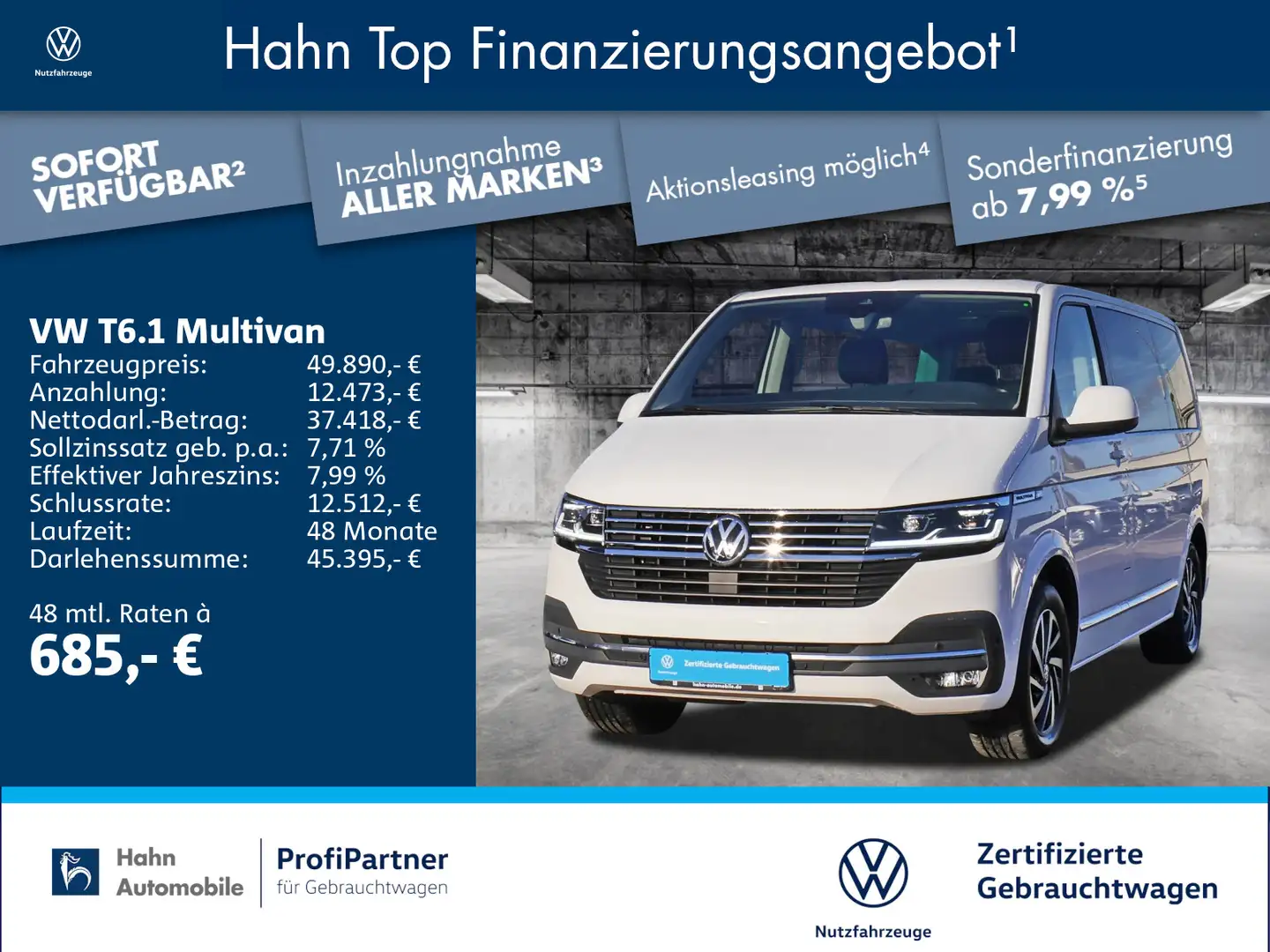 Volkswagen T6.1 Multivan GENERATION SIX 2,0TDI 146KW DSG LE bijela - 2