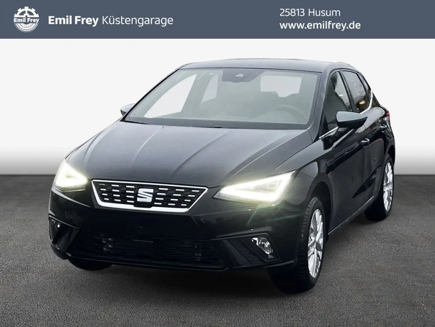 SEAT Ibiza 1.0 TSI Xcellence NAVI ACC RFK SHZ LED Schwarz - 1