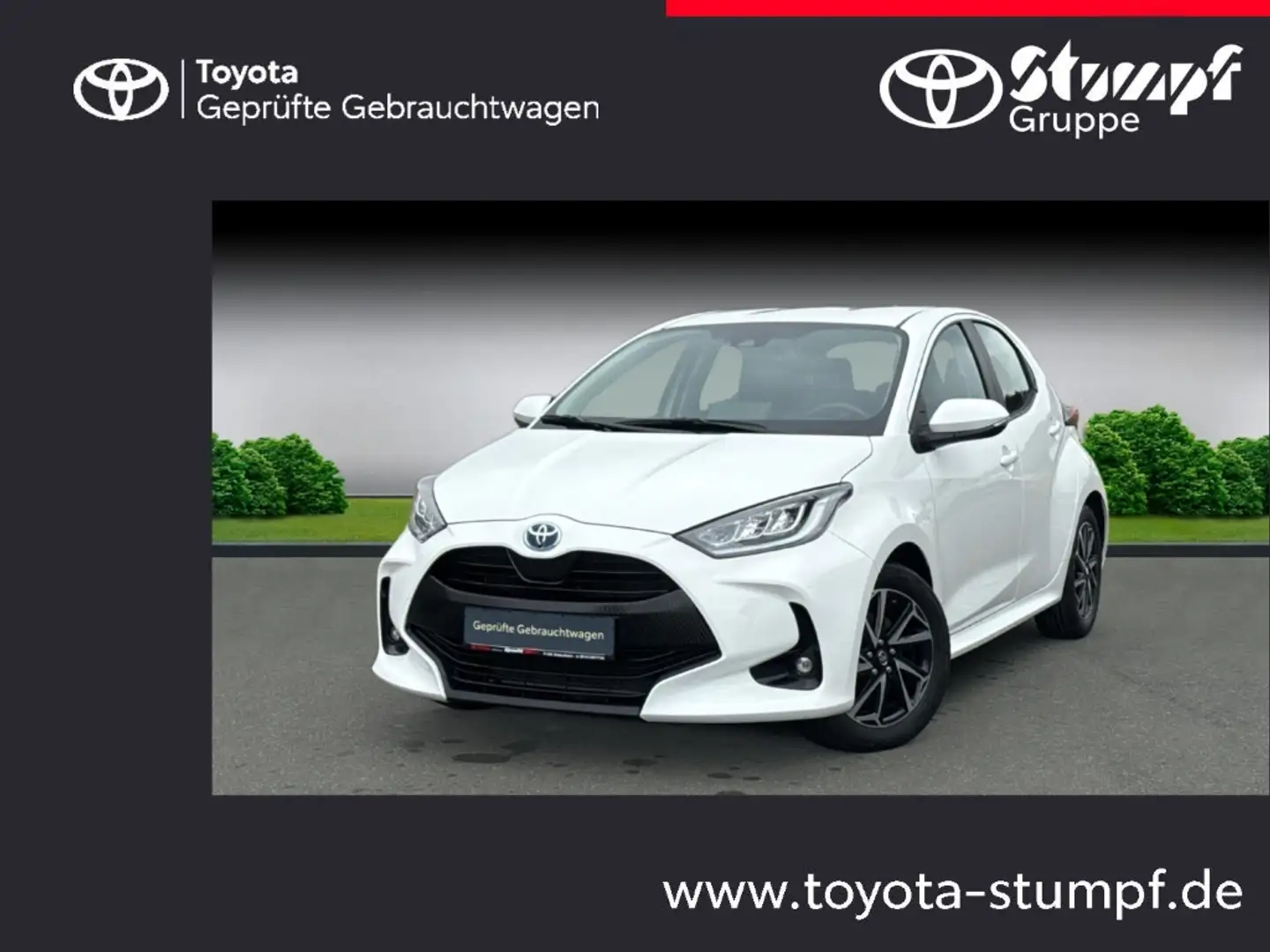 Toyota Yaris Hybrid Team Deutschland 1.5 Dual-VVT-iE EU6d White - 1