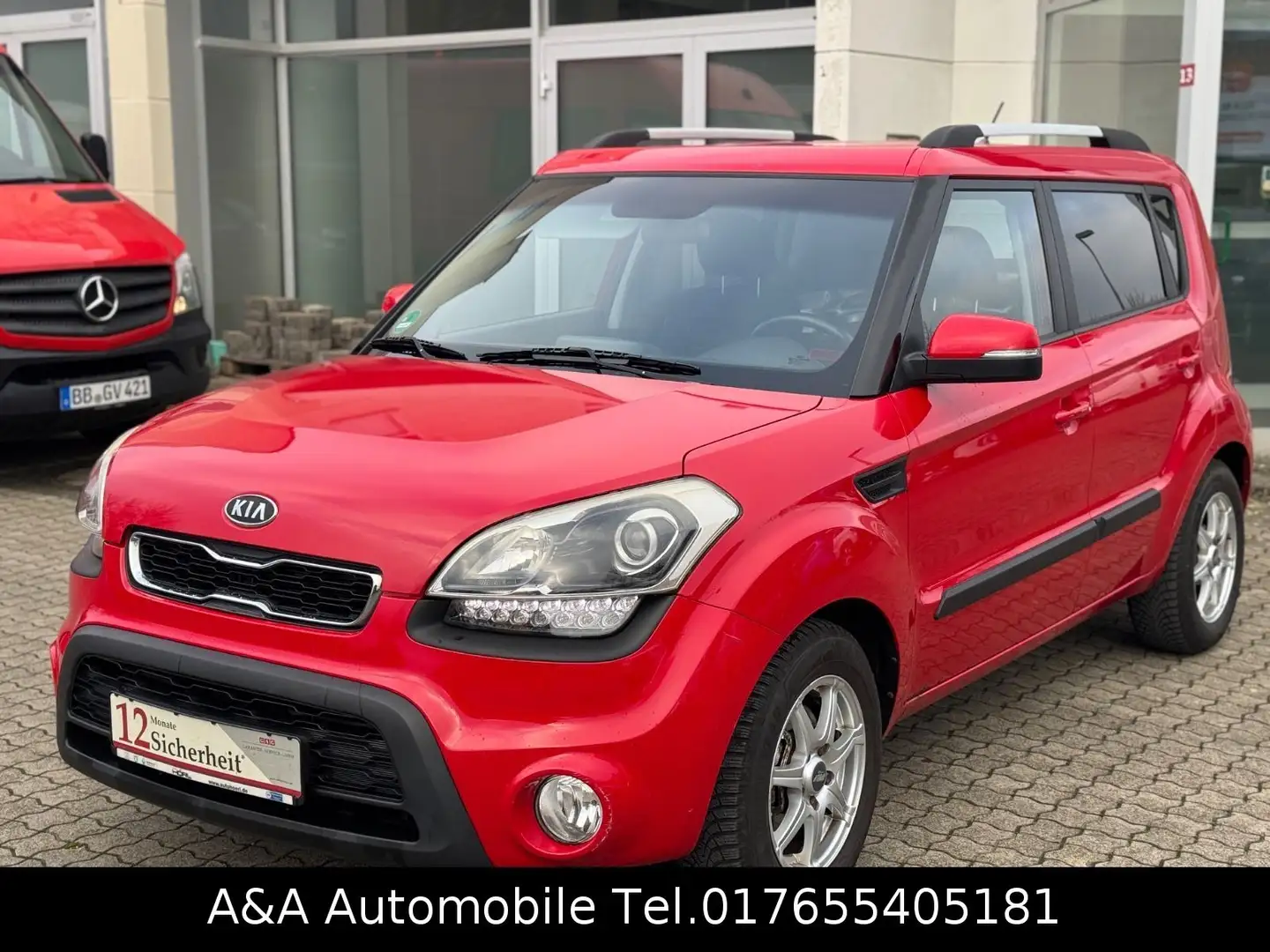 Kia Soul Spirit 1.6 TÜV Neu Klima 8.Fach Bereift Červená - 1
