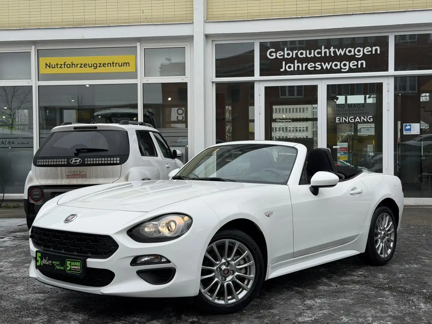 Fiat 124 Spider 1.4 1.Hand!!,Wenig KM!,Cabrio,Garantie Blanc - 2