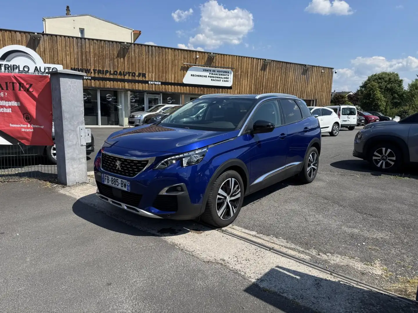 Peugeot 3008 1.5 BlueHDi S\u0026S - 130 Bva Allure Business Gps Bleu - 1