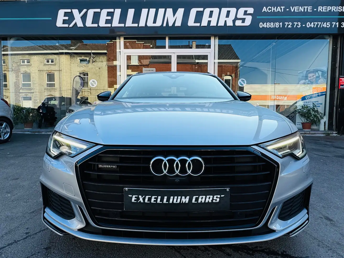 Audi A6 40TDi Quattro S tronic S-line Cam360 Carnet Gris - 2