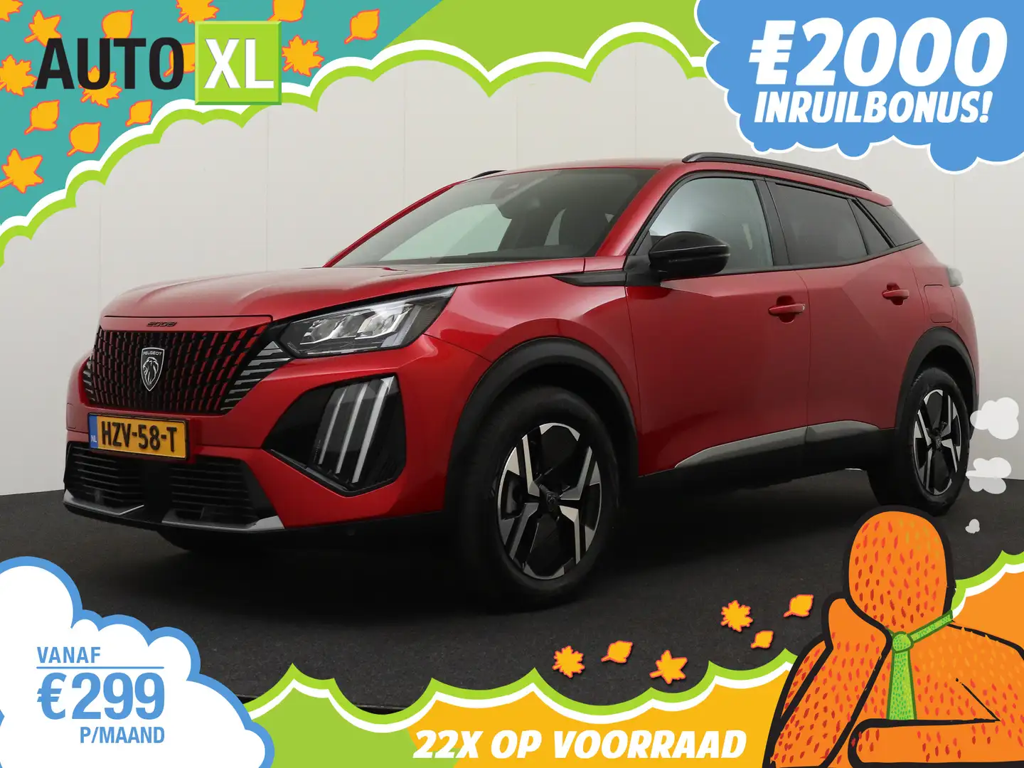 Peugeot 2008 1.2T 131 PK Aut. Allure Camera Half-Leder Climate Wit - 1