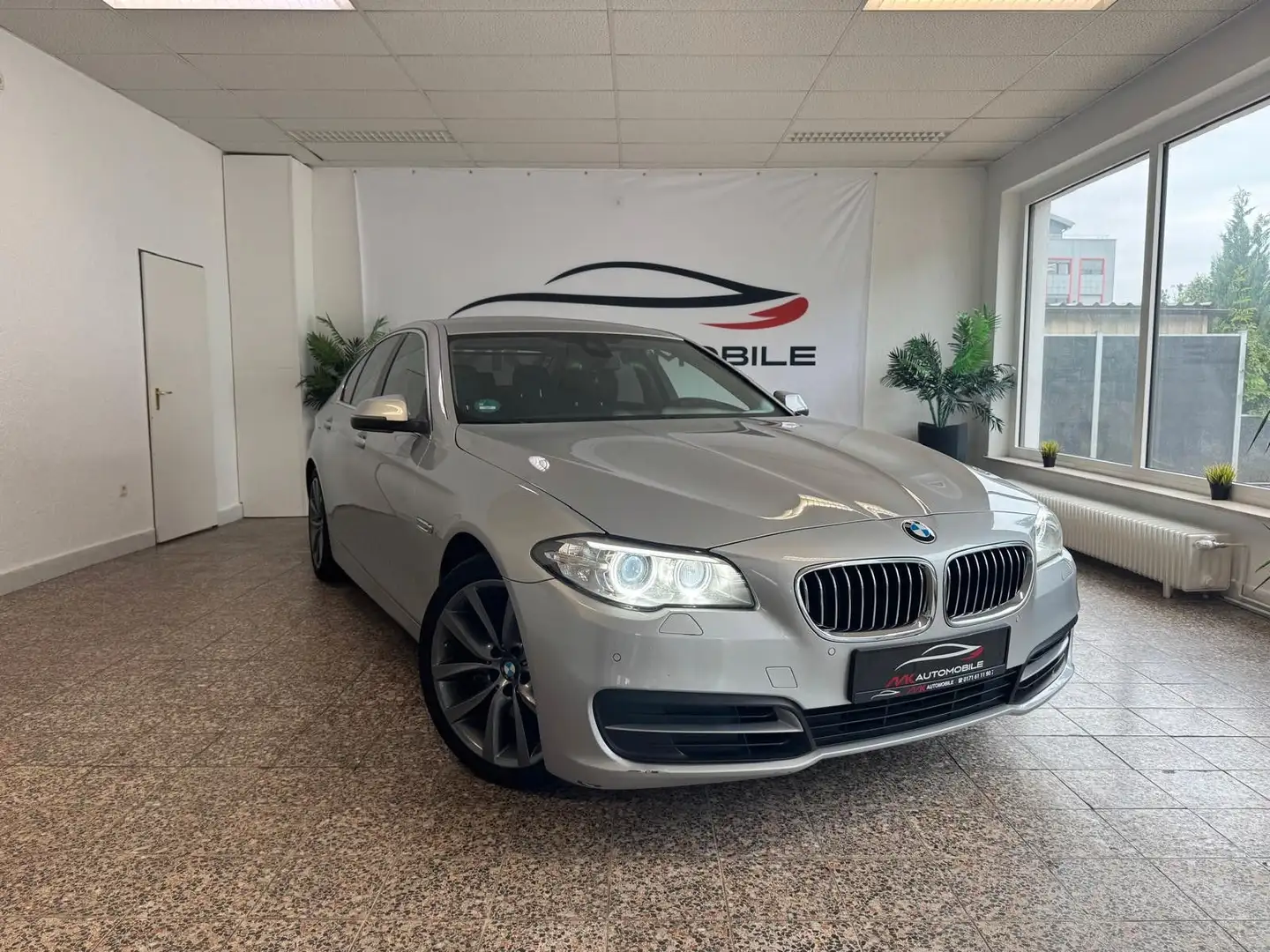 BMW 525 d Aut. Bi Xenon Navi Memory Tempomat PDC Zilver - 1