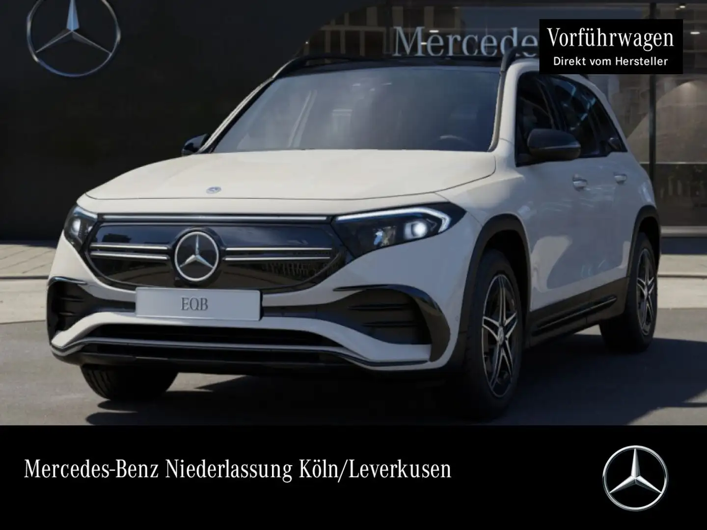 Mercedes-Benz EQB 300 4M AMG+NIGHT+PLUS-PAKET+PANO+KAMERA Weiß - 1