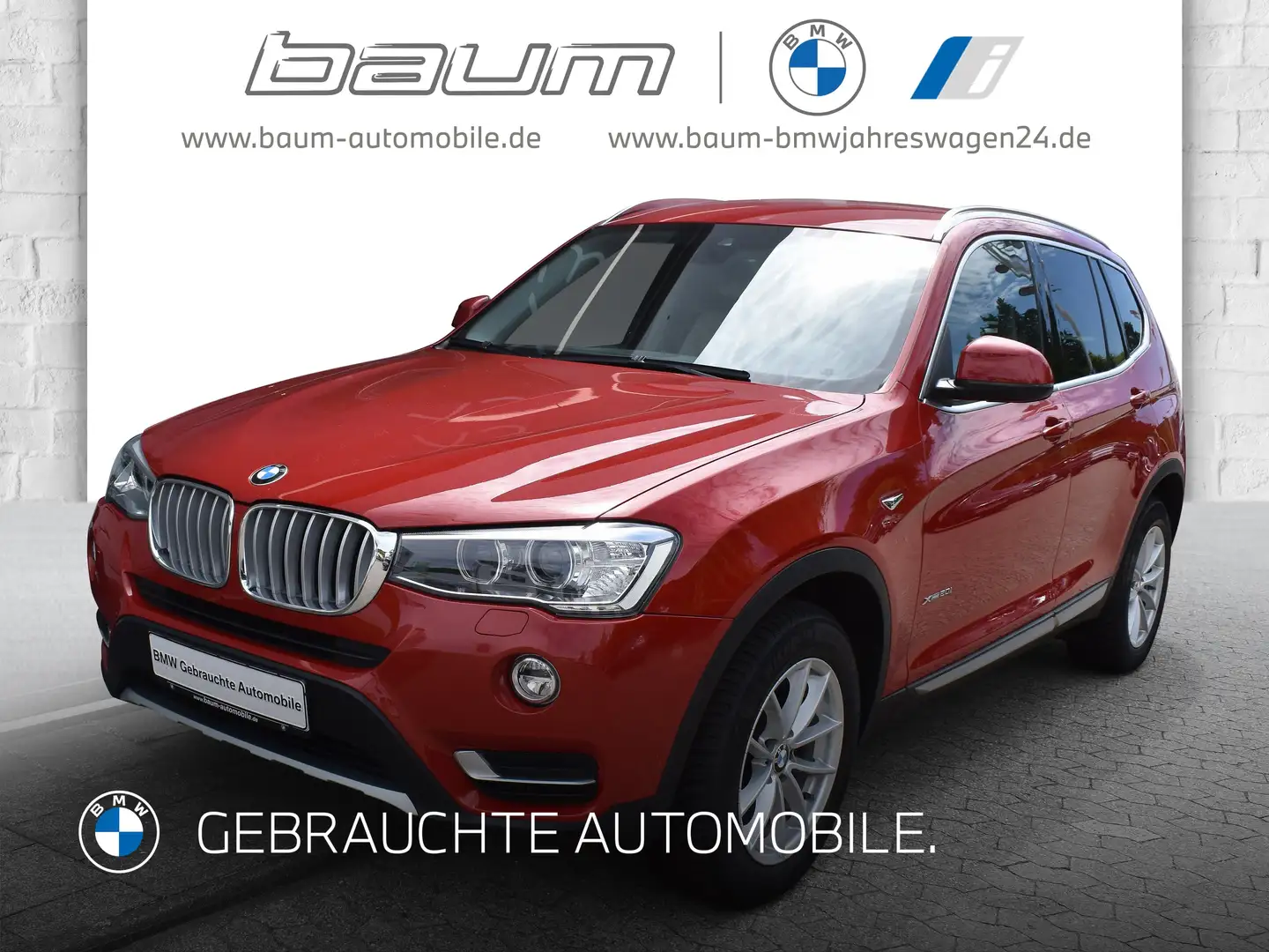 BMW X3 xDrive20i xLine Head-Up Xenon WLAN RFK AHK Rood - 1