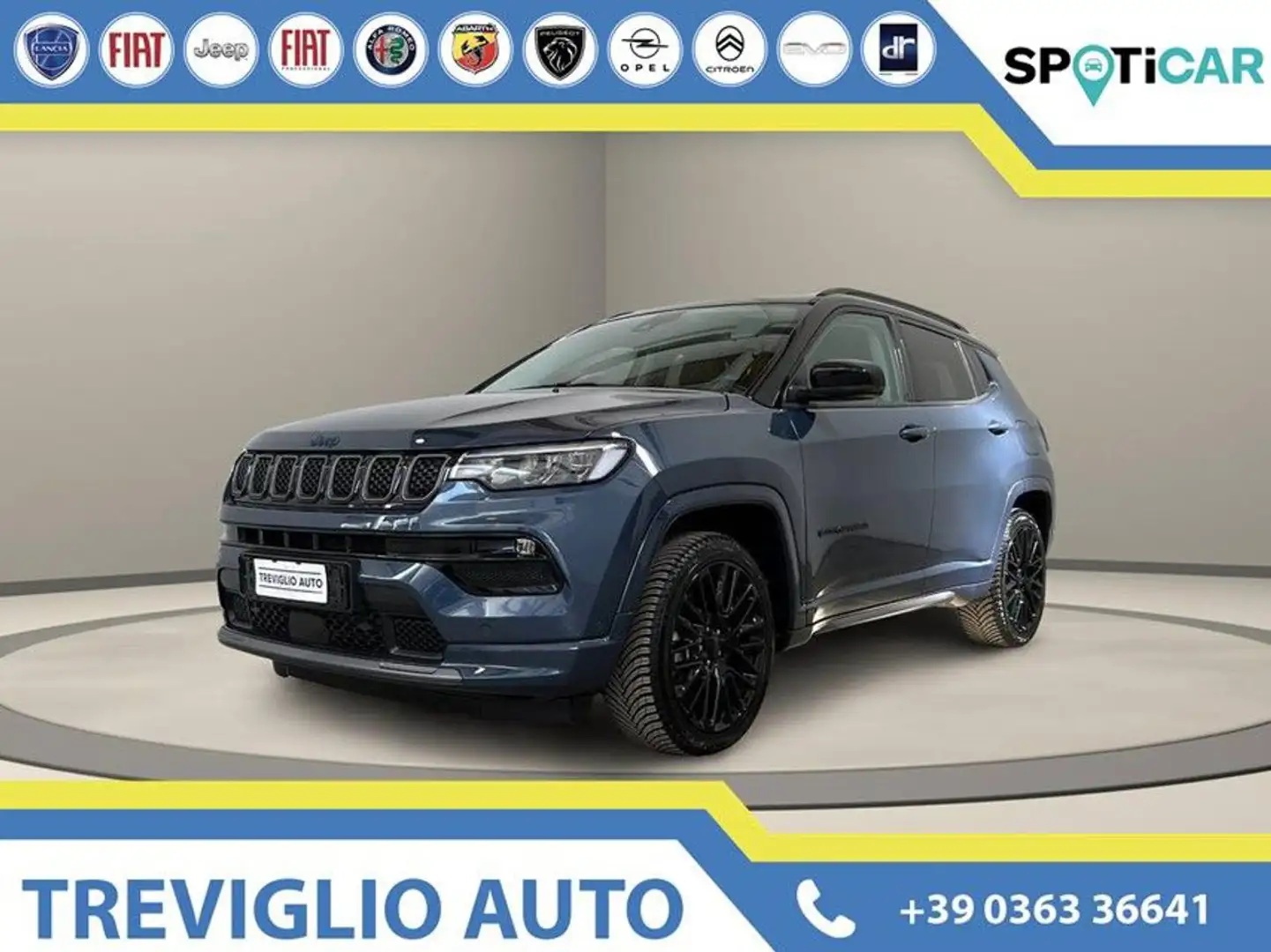 Jeep Compass 1.3 Turbo T4 240 CV PHEV AT6 4xe S Blu/Azzurro - 1