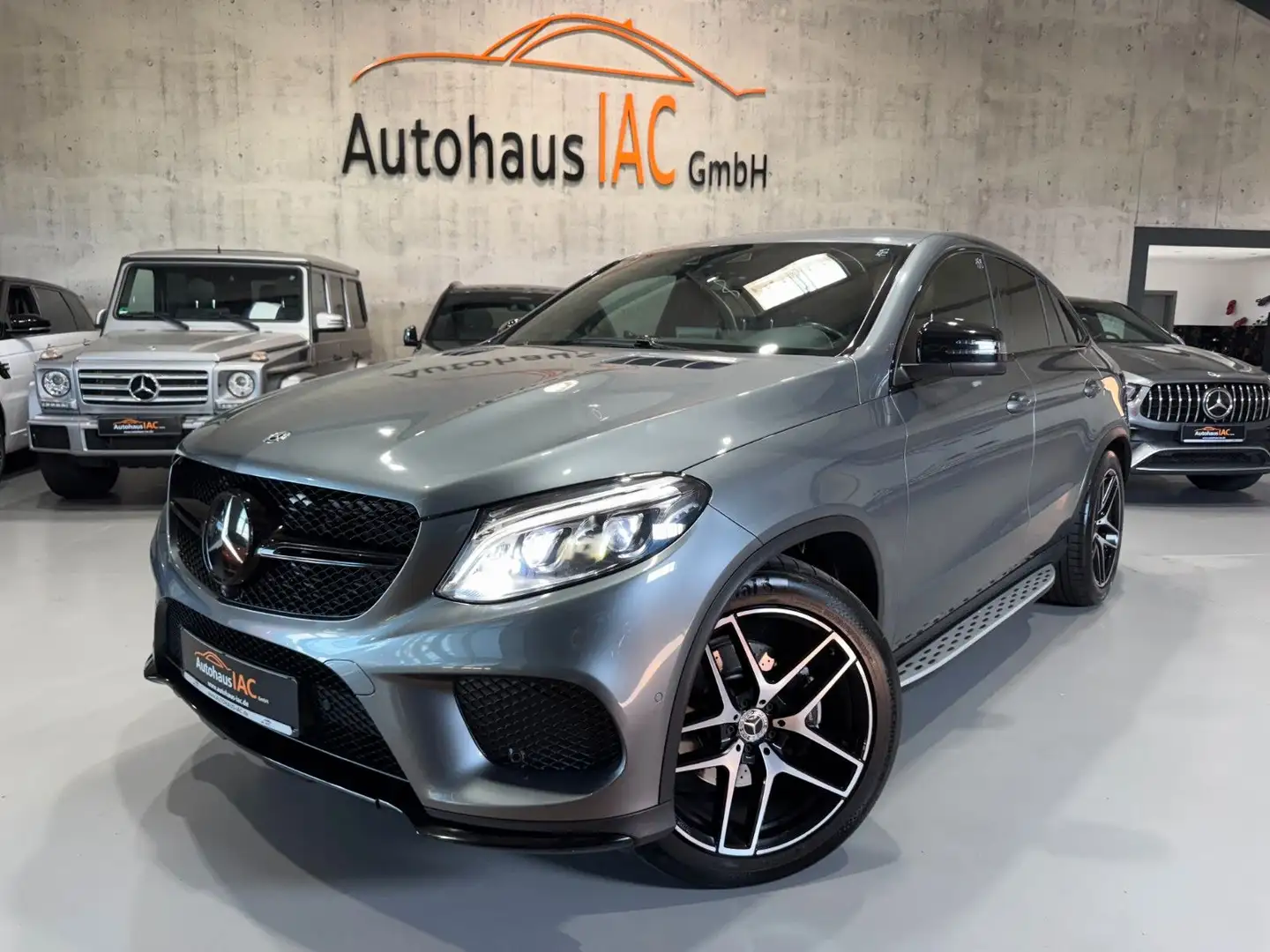 Mercedes-Benz GLE 350 d Coupe 4Matic/STHZ/2.Hand/TOTW/H&K Gris - 1