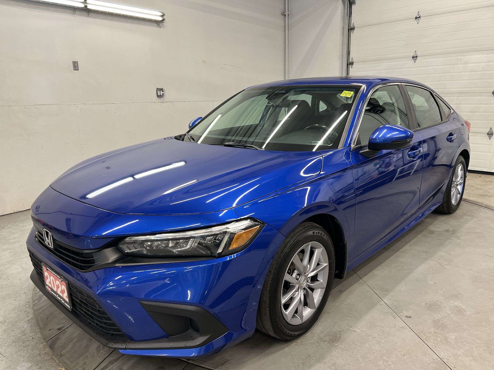 Blue 2022 Honda Civic Sedan Front-Wheel Drive Automatic