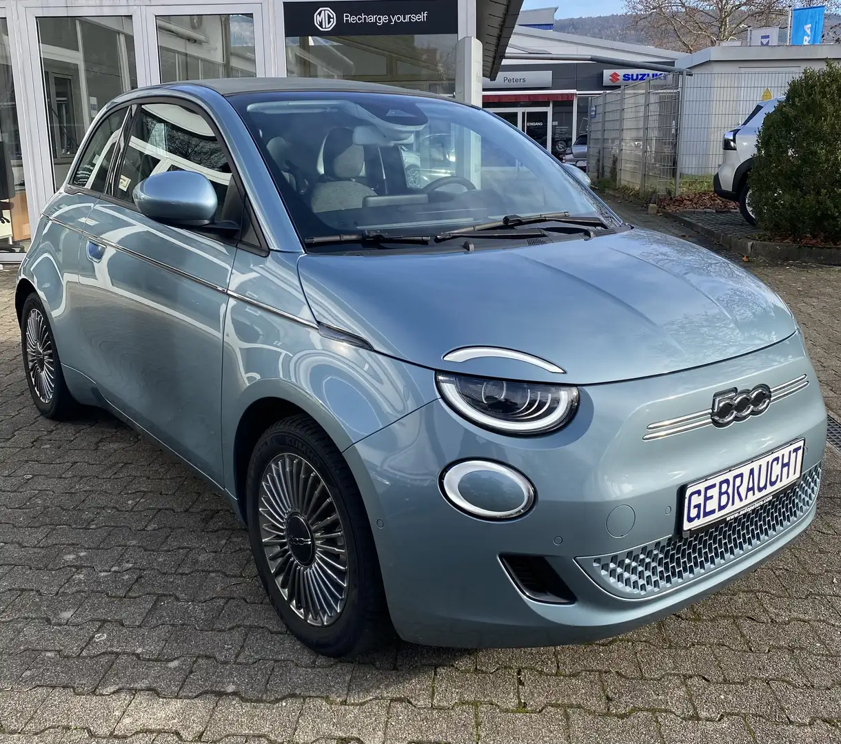 Fiat 500C 500 E Cabrio Icon*  118 PS, 42kWh - grosser Akku Blau - 1