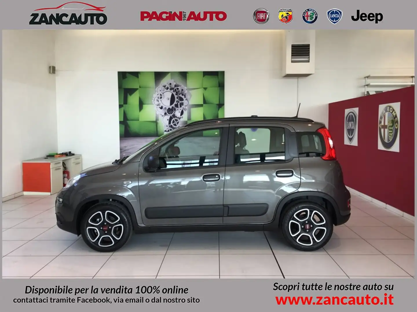 Fiat Panda 1.0 FireFly S&S Hybrid City Life MY21 5 POSTI Grigio - 1