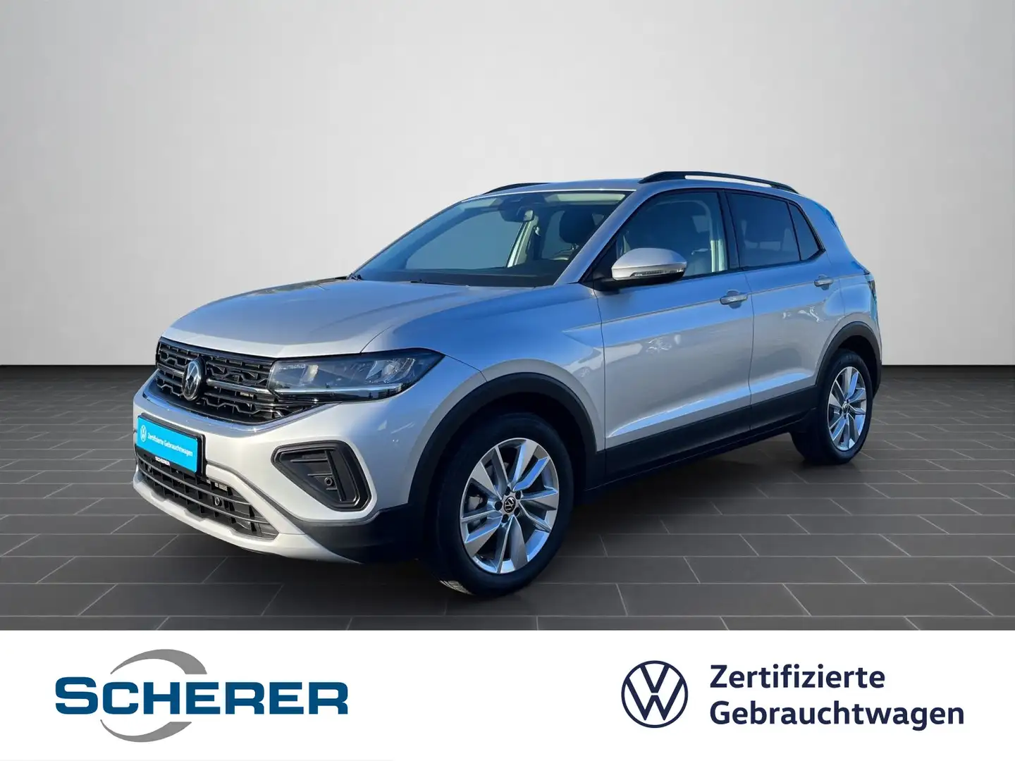 Volkswagen T-Cross 1.0 TSI *Life* DSG LED PDC SHZ APP-Conne Silber - 1