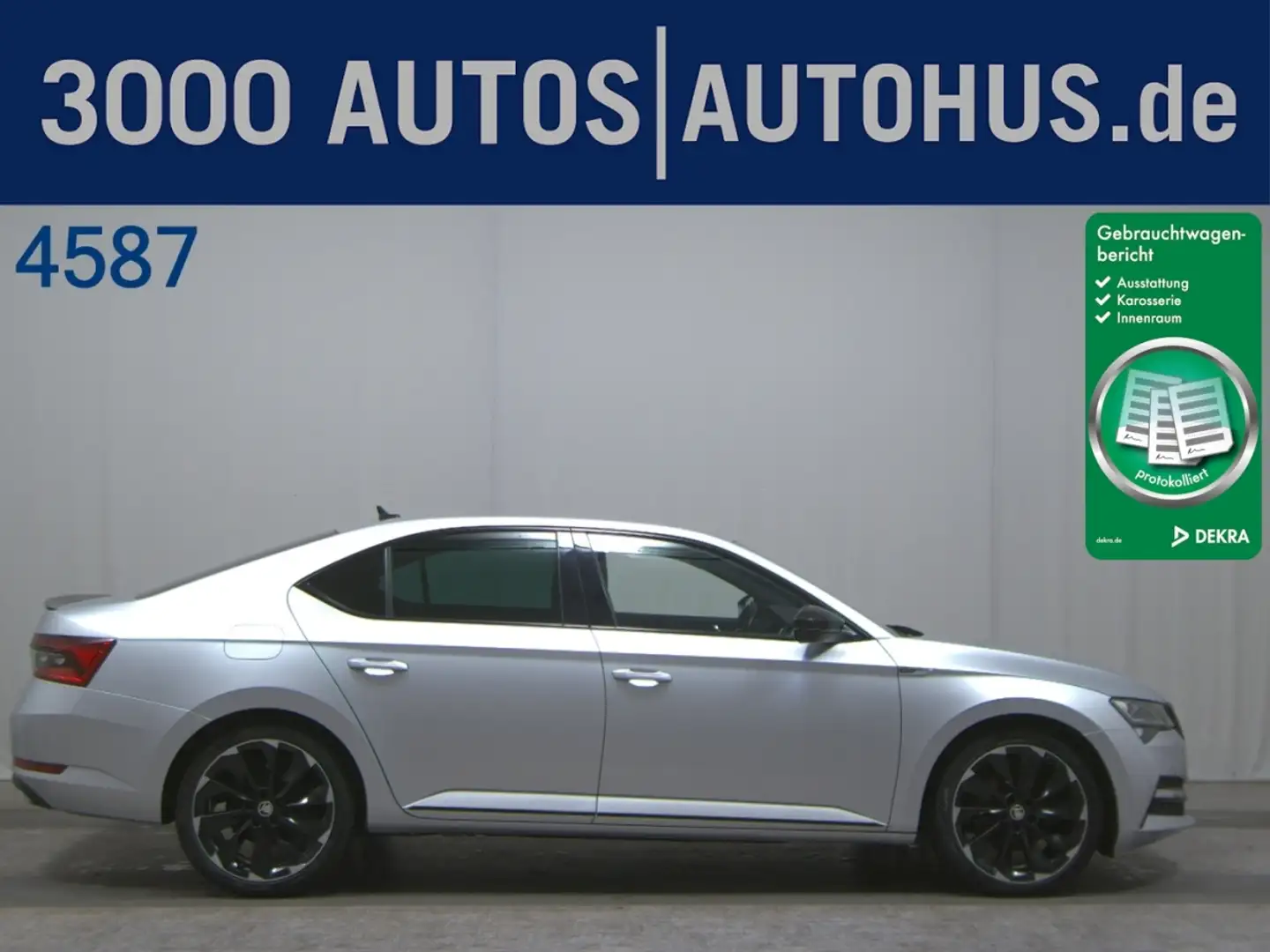 Skoda Superb 1.5 TSI ACT SportLine Sportline Navi PDC Silber - 1