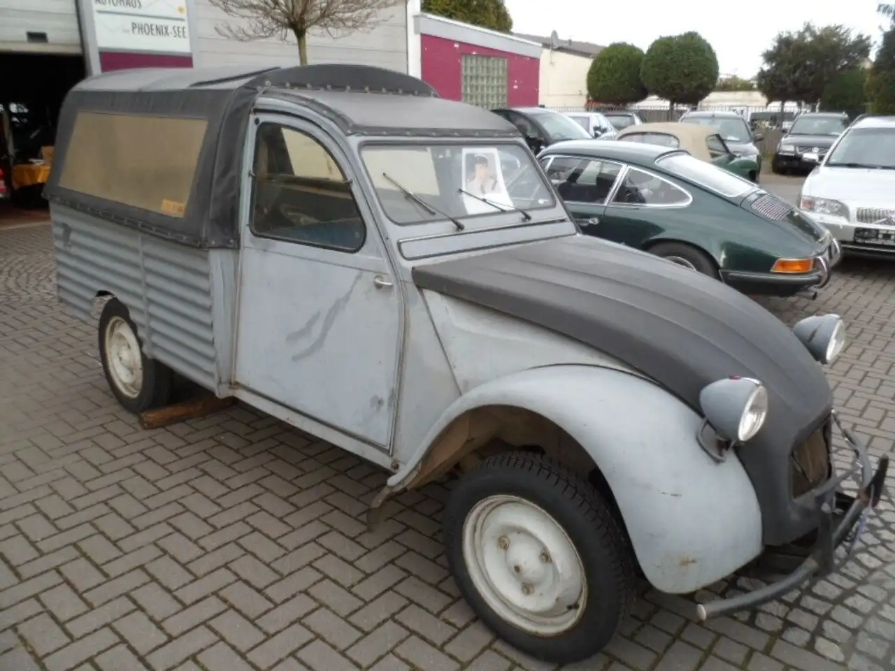 Citroen 2CV 1957 Pickup mit Faltdach very rare, foto 9
