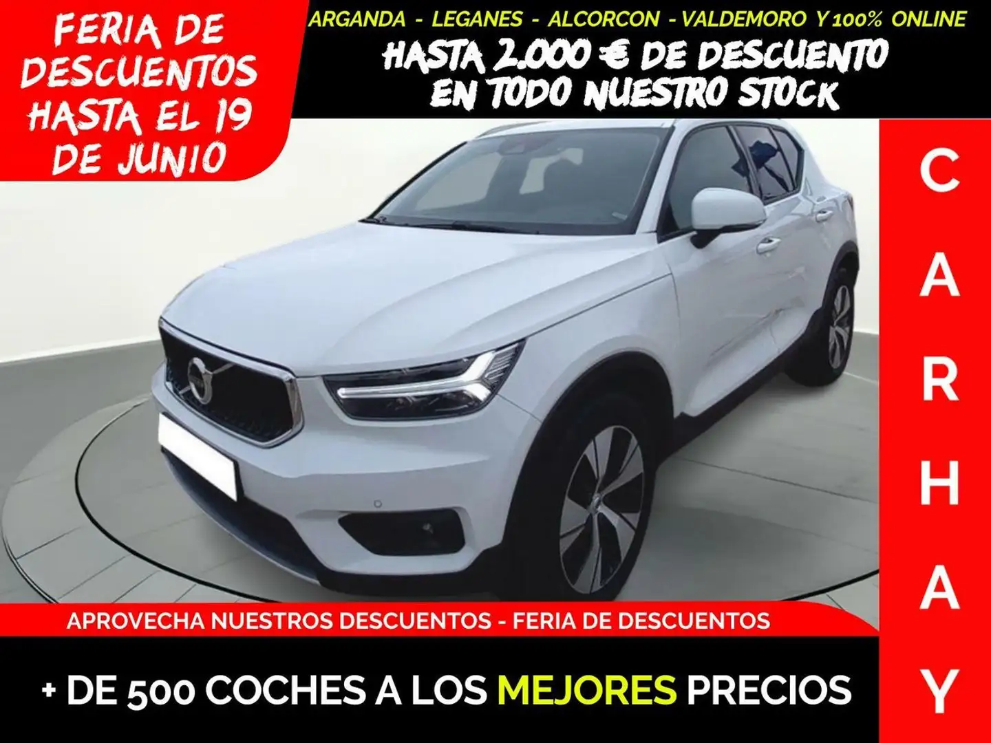 Volvo XC40 BUSINESS PLUS 2WD 2.0 D3 150CV MT6 E6DT Weiß - 1